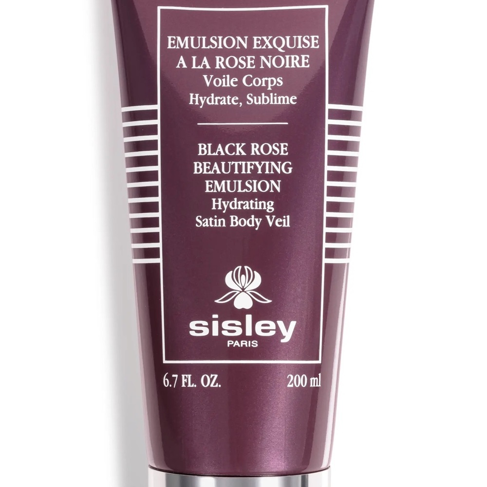 New Sisley Paris Black Rose Satin body veil
